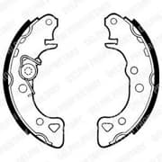 OEM BRAKE SHOE AXLE SET LS1319