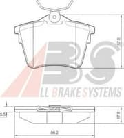 OEM Brake Pads/ABS 37466