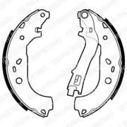 OEM BRAKE SHOE AXLE SET LS1979