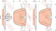 OEM PAD KIT, DISC BRAKE GDB1857