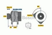 OEM DREHSTROMLICHTMASCHINE I.A. 0986047360