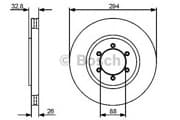 OEM BREMSSCHEIBE 0986479416