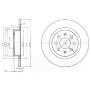 OEM BRAKE DISC (DOUBLE PACK) BG3945