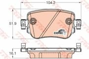 OEM PAD KIT, DISC BRAKE GDB2042