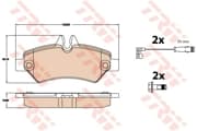 OEM PAD KIT, DISC BRAKE GDB2076