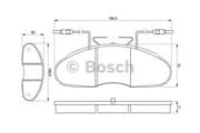 OEM BREMSBELAG 0986424080