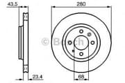 OEM BREMSSCHEIBE 0986478375