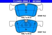 OEM PAD KIT, DISC BRAKE 13046038662