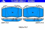 OEM PAD KIT, DISC BRAKE 13046049842