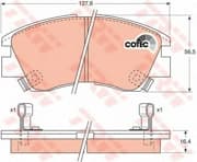 OEM PAD KIT, DISC BRAKE GDB729