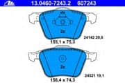 OEM PAD KIT, DISC BRAKE 13046072432