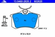 OEM PAD KIT, DISC BRAKE 13046028202