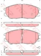 OEM BRAKE PAD GDB3360