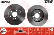 OEM DISC BRAKE ROTOR DF2656