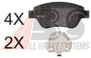 OEM Brake Pads/ABS 37817