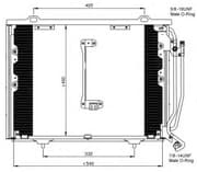 OEM RADIATOR ASSY, A/C 35215