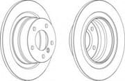 OEM BRAKE DISC RR E81/E90-3 SRS DDF1230