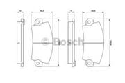 OEM BREMSBELAG 0986461396