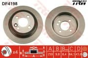 OEM DISC BRAKE ROTOR DF4198