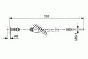 OEM CABLE ASSY, PARKING BRAKE 1987477985