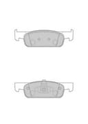 OEM PAD KIT, DISC BRAKE FDB4615