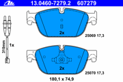 OEM PAD KIT, DISC BRAKE 13046072792