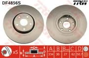 OEM DISC ROTOR FRONT DF4856S