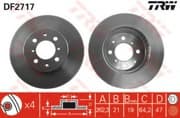 OEM BRAKE ROTOR DF2717