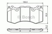 OEM PAD KIT, DISC BRAKE 0986494440