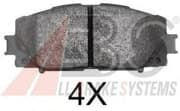 OEM Brake Pads/ABS 37755