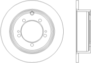 OEM DISC,RR BRAKE MB928716