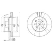 OEM BRAKE DISC (DOUBLE PACK) BG2615