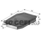 OEM FILTER ASSY, AIR ELEMENT A1497