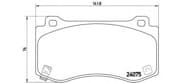 OEM PAD KIT, DISC BRAKE P11023