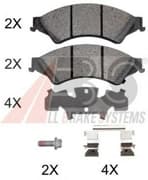 OEM PAD KIT, DISC BRAKE 37973