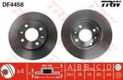 OEM BRAKE ROTOR DF4458