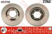 OEM BRAKE DISC ROTOR DF2795