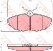 OEM DISC BRAKE PAD GDB1511