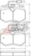 OEM Brake Pads/ABS 36547