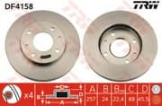 OEM BRAKE ROTOR DF4158