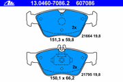 OEM PAD KIT, DISC BRAKE 13046070862