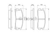 OEM BREMSBELAG 0986461145