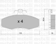 OEM PAD KIT, DISC BRAKE 2200390