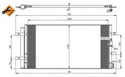 OEM RADIATOR ASSY, A/C 350046