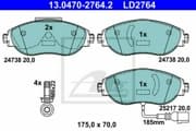 OEM PAD KIT, DISC BRAKE 13047027642