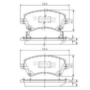 OEM PAD KIT, DISC BRAKE J3602101