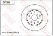 OEM BRAKE ROTOR DF7398