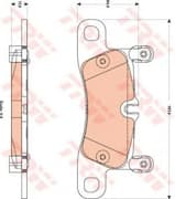 OEM PAD KIT, DISC BRAKE GDB1876