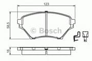 OEM BREMSBELAG 0986494225