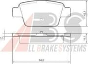 OEM Brake Pads/ABS 37291